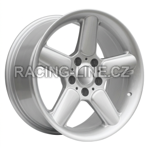 Alu kola Racing Line 7961F, 17x8.5 5x120 ET15, stříbrná