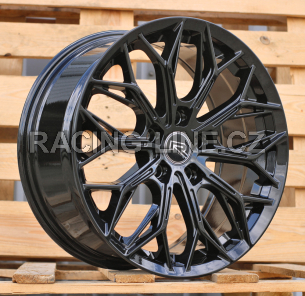 Alu kola Racing Line A1407, 17x7.5 5x114.3 ET40, černá lesklá
