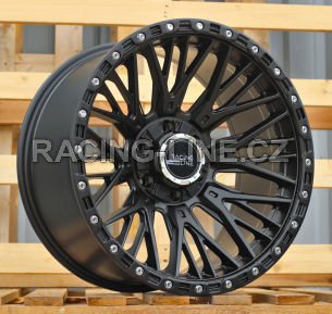 Alu kola Racing Line A1431, 20x10 6x139.7 ET-18, černá matná (zátěžová)
