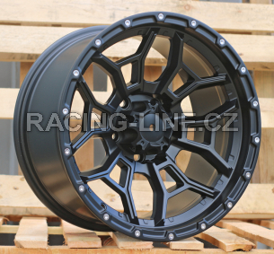 Alu kola Racing Line A1915, 17x9 5x127 ET-6, černá matná (zátěžová)