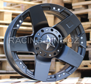 Alu kola Racing Line A5187, 18x9 10x120 ET-12, černá matná (zátěžová)