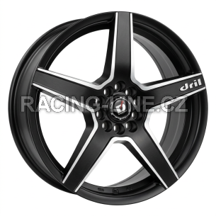 Alu kola Racing Line A5274, 18x8 10x105 ET35, černá matná + leštění
