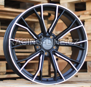 Alu kola Racing Line A5385, 19x9.5 5x120 ET38, černá matná