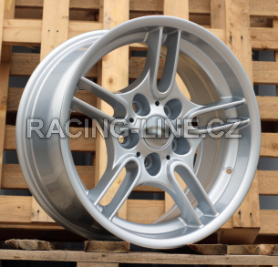 Alu kola Racing Line A5477, 17x8 5x120 ET20, stříbrná