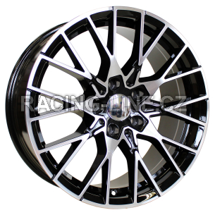 Alu kola Racing Line A5479, 18x8 5x120 ET34, černá + leštění