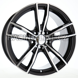 Alu kola Racing Line A5588, 18x9 5x112 ET40, černá + leštění