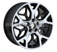 Alu kola Racing Line A5807, 20x8 5x127 ET56, černá + leštění