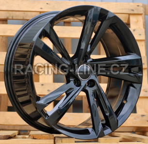 Alu kola Racing Line A5891, 20x8.5 5x112 ET38, černá lesklá (zátěžová)