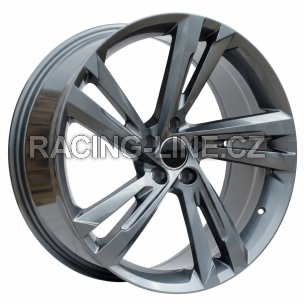Alu kola Racing Line A5891, 20x8.5 5x112 ET38, Šedivá