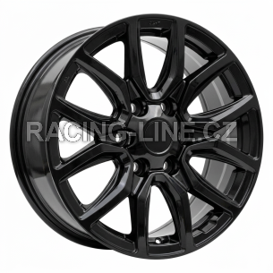 Alu kola Racing Line A6238, 18x7.5 6x139.7 ET30, černá lesklá (zátěžová)