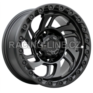 Alu kola Racing Line A6278, 15x8 6x139.7 ET, černá matná (zátěžová)