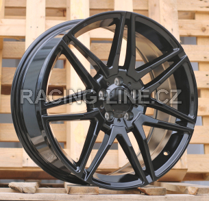Alu kola Racing Line A874, 19x8 5x112 ET45, černá lesklá
