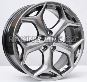 Alu kola Racing Line B0063, 18x8 5x108 ET55, titanová metalíza