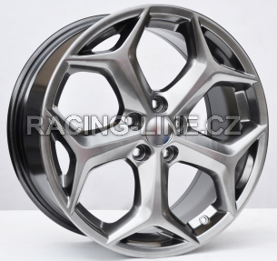 Alu kola Racing Line B0063, 18x8 5x108 ET55, černá metalíza