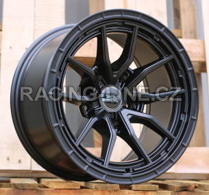 Alu kola Racing Line B1037, 18x9 5x127 ET-6, černá matná (zátěžová)