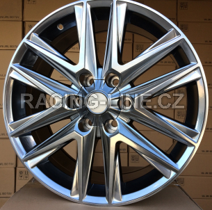 Alu kola Racing Line B1078, 20x8.5 6x139.7 ET25, titanová metalíza (zátěžová)
