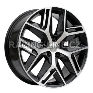 Alu kola Racing Line B1109, 19x8 5x112 ET45, černá + leštění