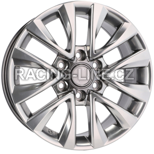 Alu kola Racing Line B1115, 20x8.5 6x139.7 ET35, titanová metalíza