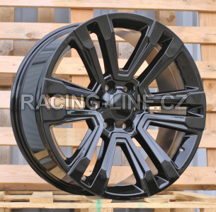 Alu kola Racing Line B1332, 22x9 6x139.7 ET24, černá lesklá (zátěžová)