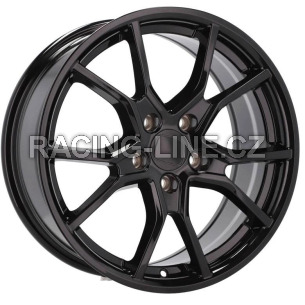 Alu kola Racing Line B1418, 17x7.5 5x114.3 ET45, černá lesklá