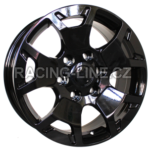 Alu kola Racing Line B1460, 17x7.5 6x139.7 ET25, černá lesklá (zátěžová)