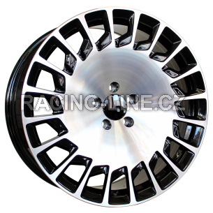 Alu kola Racing Line B1464, 19x8.5 5x112 ET35, černá + leštění