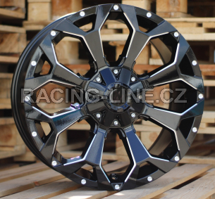 Alu kola Racing Line B1521, 20x9 5x139.7 ET40, černá lesklá