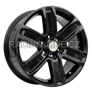 Alu kola Racing Line B1598, 18x7.5 6x120 ET50, černá lesklá (zátěžová)