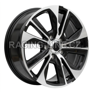 Alu kola Racing Line B1611, 22x9 5x150 ET60, černá + leštění (zátěžová)