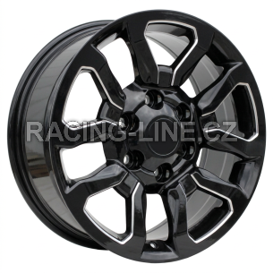 Alu kola Racing Line B1623, 18x7.5 6x139.7 ET25, černá lesklá