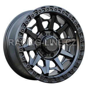 Alu kola Racing Line B1721, 20x9 8x165.1 ET1, černá matná (zátěžová)