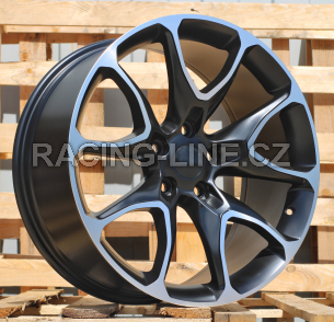Alu kola Racing Line B1790, 20x9 5x127 ET40, černá matná + leštění