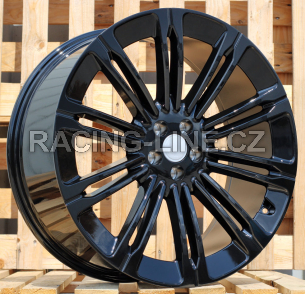 Alu kola Racing Line B1808, 22x9.5 5x108 ET42, černá lesklá (zátěžová)