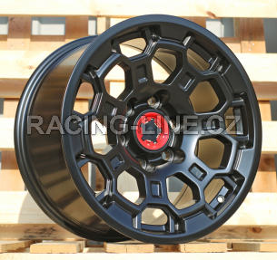 Alu kola Racing Line B1858, 17x9 6x139.7 ET15, černá matná (zátěžová)