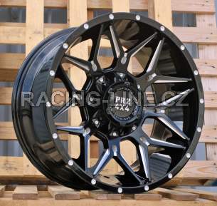Alu kola Racing Line B1956, 20x10 8x165.1 ET, černá lesklá (zátěžová)