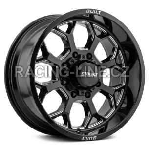 Alu kola Racing Line B1960, 20x10 8x180 ET-19, černá lesklá (zátěžová)