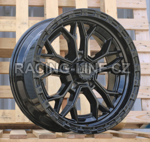 Alu kola Racing Line B1971, 20x9 5x139.7 ET40, černá lesklá (zátěžová)
