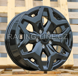 Alu kola Racing Line B2042, 17x7 5x114.3 ET48, černá lesklá