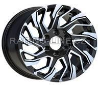 Alu kola Racing Line B2518, 20x8.5 6x139.7 ET30, černá + leštění