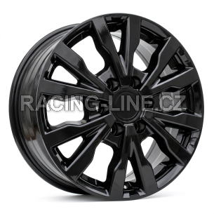 Alu kola Racing Line B3025, 16x6.5 6x120 ET50, černá lesklá (zátěžová)