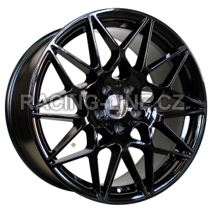 Alu kola Racing Line B5167, 17x7.5 5x112 ET30, černá lesklá