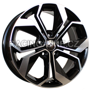 Alu kola Racing Line B5168, 18x7.5 5x114.3 ET40, černá + leštění
