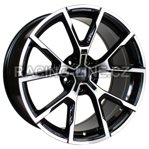 Alu kola Racing Line B5601, 19x9 5x120 ET40, černá + leštění