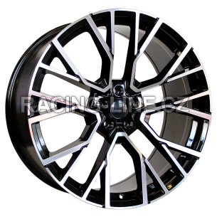 Alu kola Racing Line B5769, 20x10.5 5x112 ET40, černá + leštění