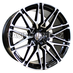 Alu kola Racing Line B5771, 22x10.5 5x112 ET42, černá + leštění
