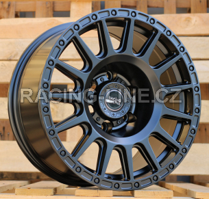 Alu kola Racing Line B5877, 17x8 6x139.7 ET-15, černá matná (zátěžová)