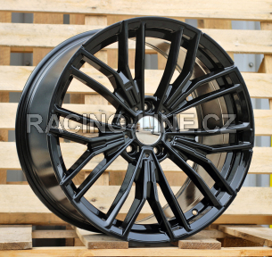 Alu kola Racing Line B5964, 19x8 5x112 ET30, černá lesklá (zátěžová)