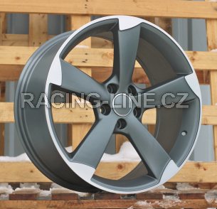 Alu kola Racing Line BK217, 18x8 5x112 ET45, saténová šedá