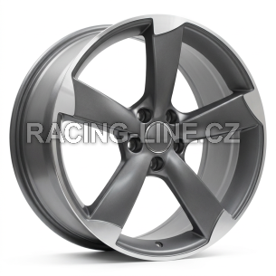Alu kola Racing Line BK217, 18x8 5x112 ET45, saténová šedá
