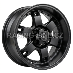 Alu kola Racing Line BK749, 16x8 5x114.3 ET-10, černá matná